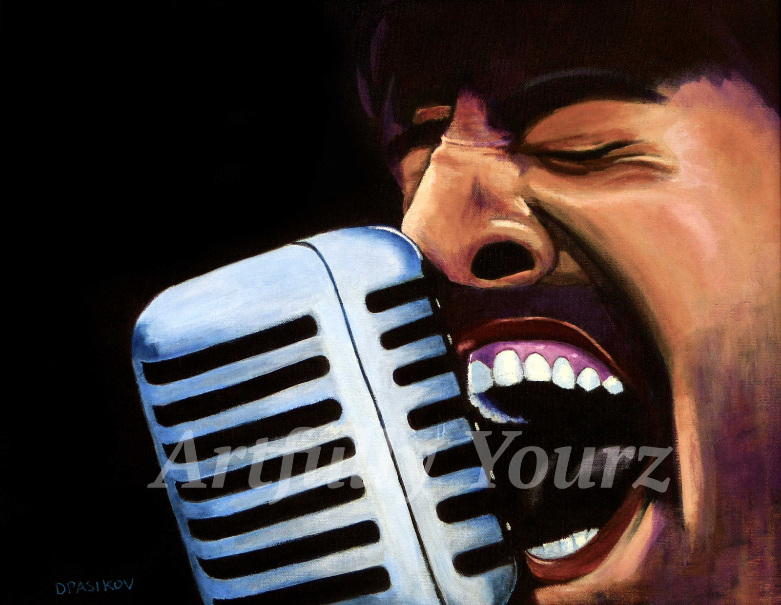 Dave Grohl Original Painting Artfully Yourz